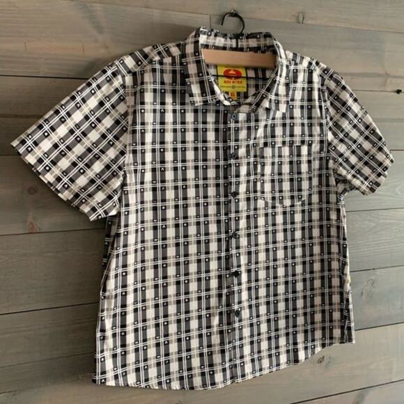 HERO WITHIN | Men's Justice League Woven Shirt Black and White Size XL - Picture 2 of 7